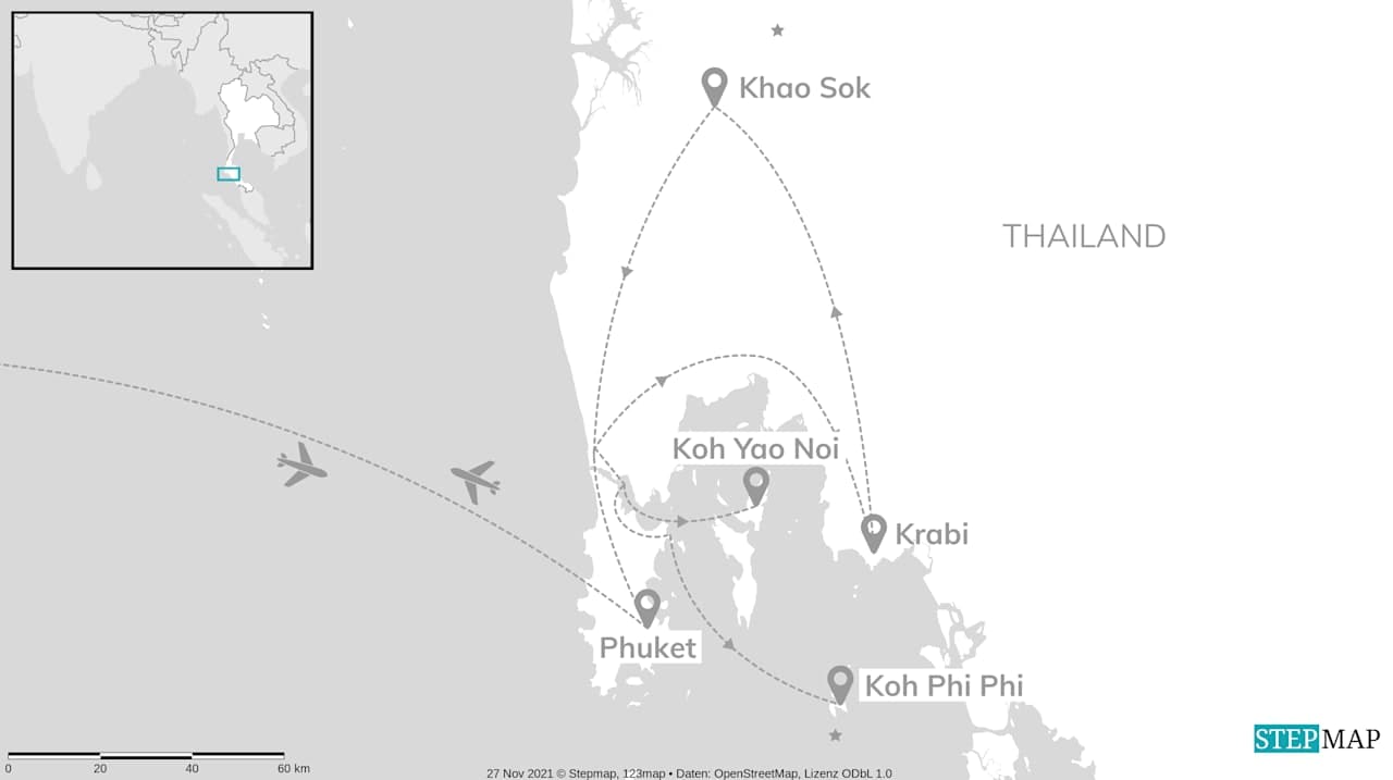 Thailand Inselhopping: Jungle meets Beach