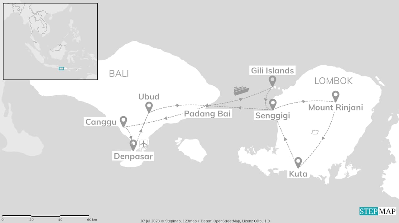 Bali, Gili, Lombok: From sunrise hikes to surf paradise