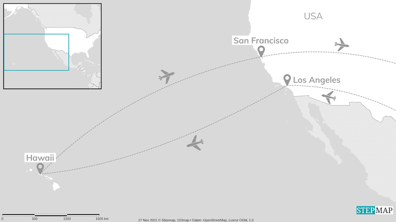 Sunny California: Hollywood and Hawaii!