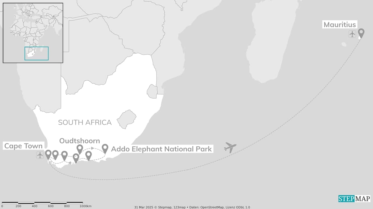 South Africa and Mauritius: Garden Route and island life