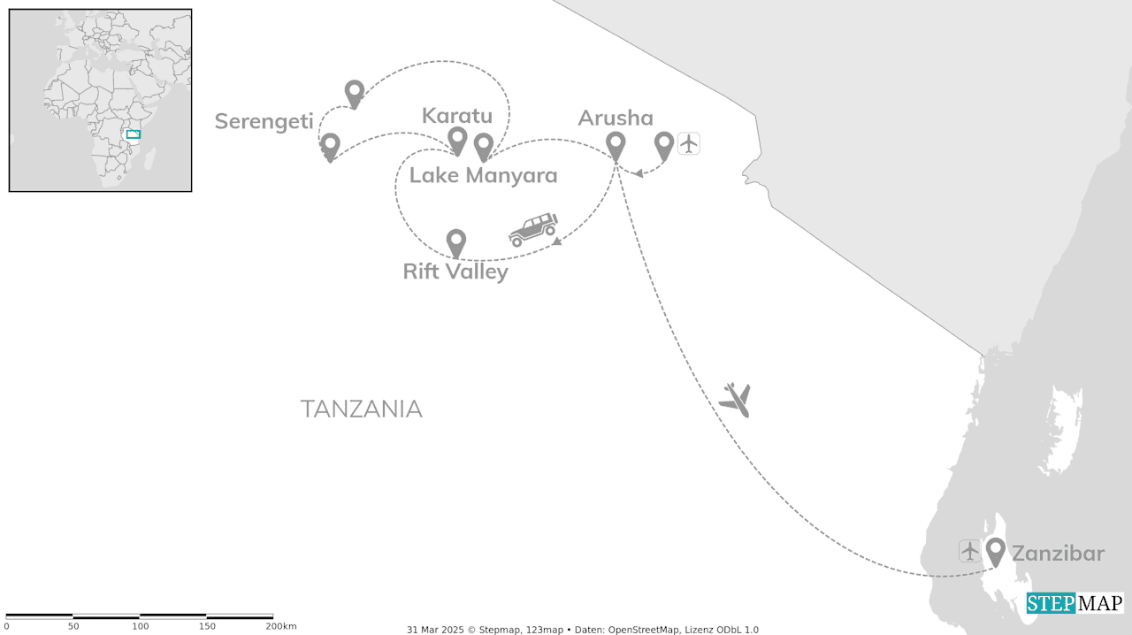 Tanzania: Serengeti, safari, Zanzibar!