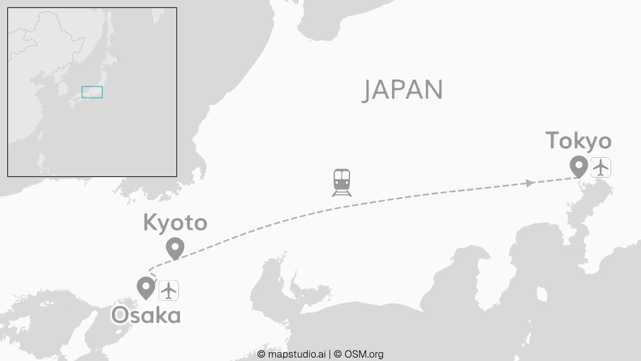 2 for 1 Japan: Tokyo Tunes meet Temple Trails