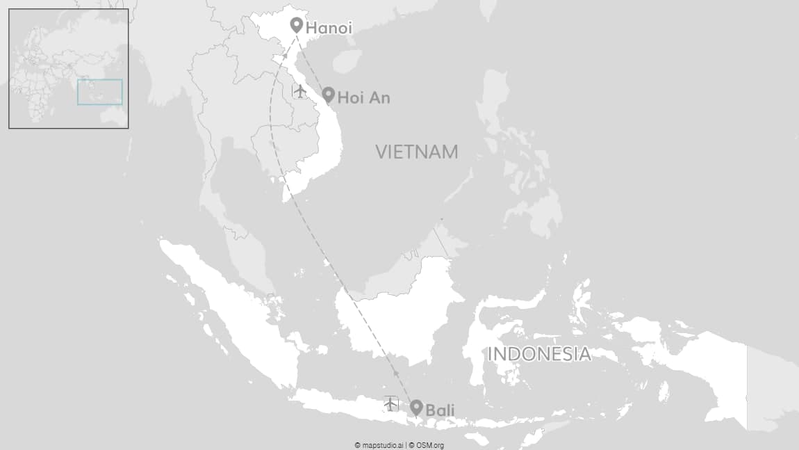 Bali and Vietnam: Lanterns, lights, lovely beaches