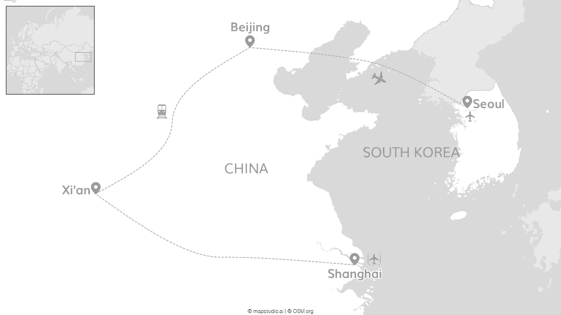 China and Seoul: Walk the wall, feel it all