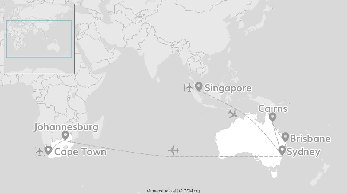 Around the world: Australia and South Africa!