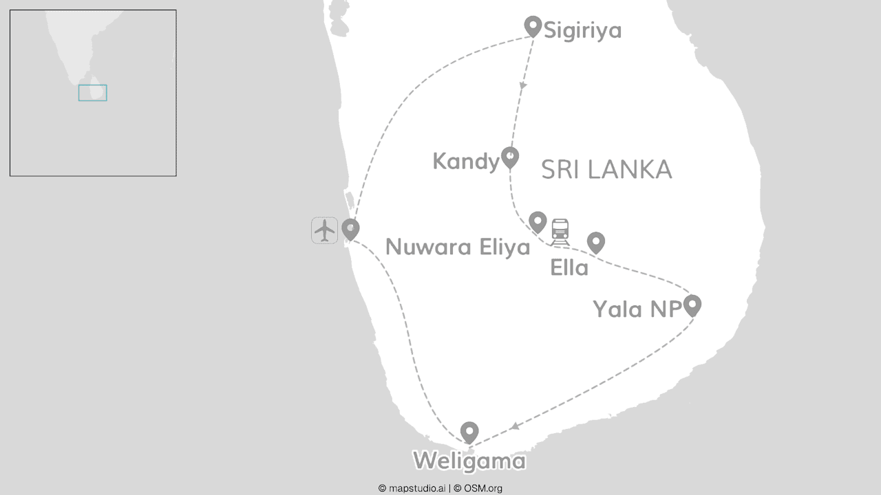 Sri Lanka: Safari, Sunsets & Sandy Shores