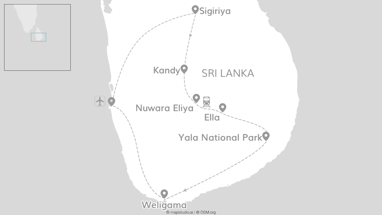 Sri Lanka: Safari, sunsets and sandy shores