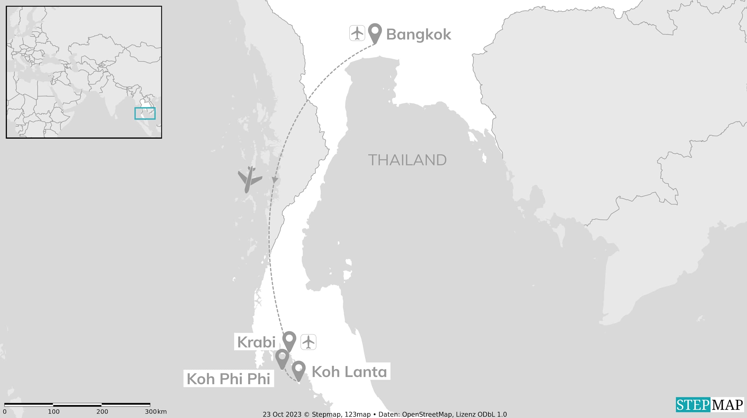 Thailands Süden: Bangkok, Krabi, Koh Lanta & Koh Phi Phi