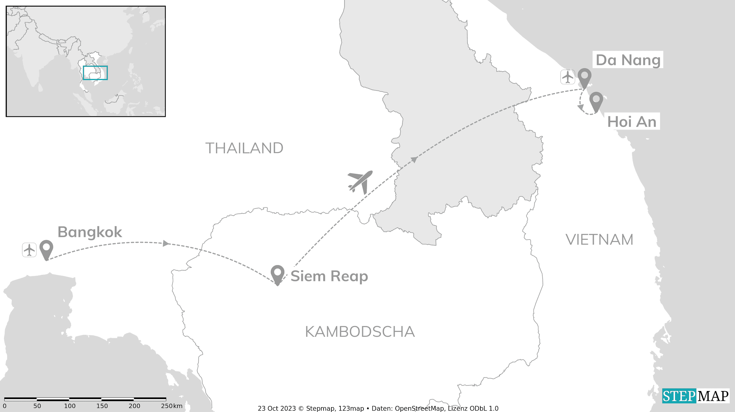 Asien Länderhopping: Thailand, Kambodscha & Vietnam