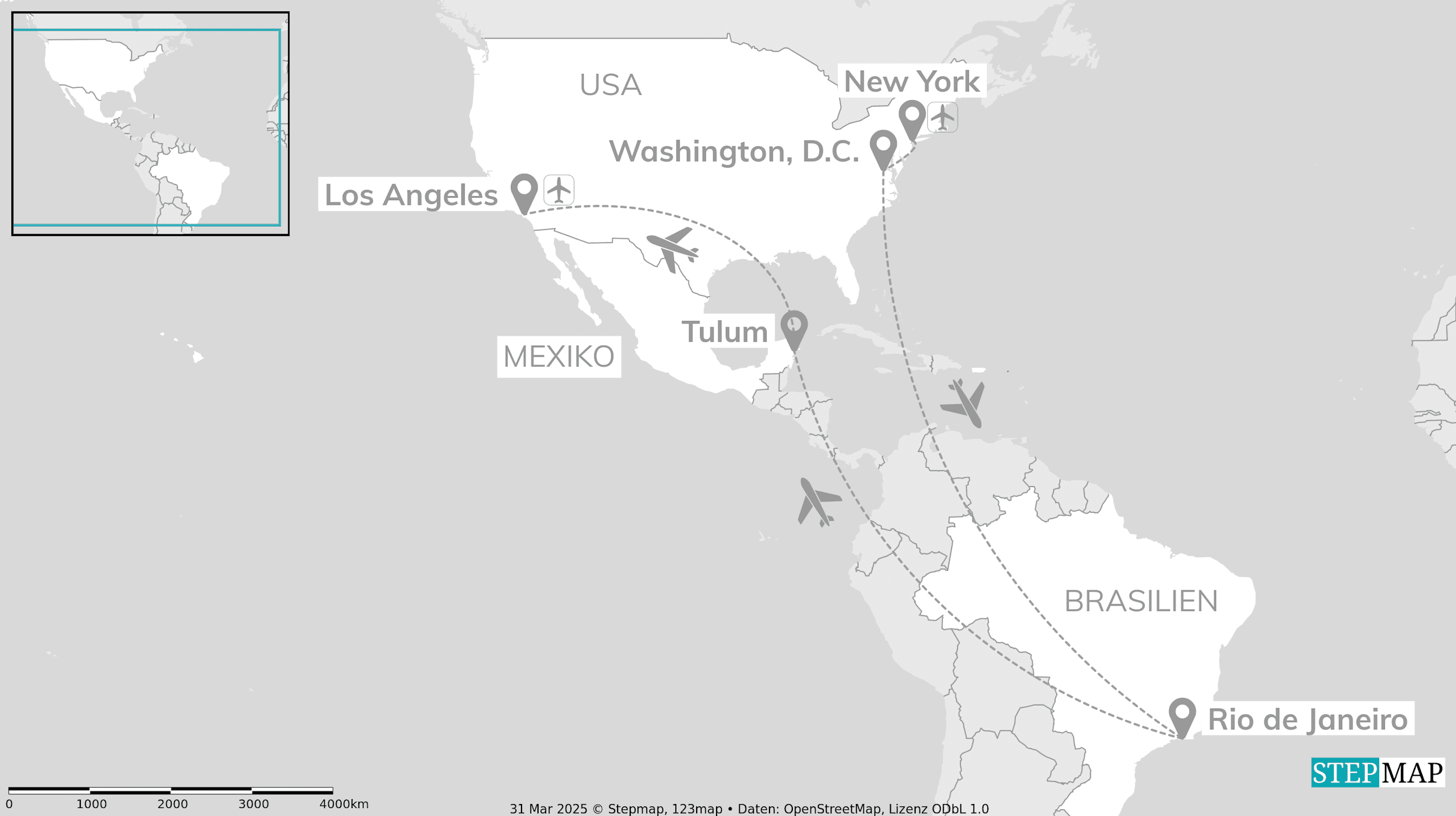 All Around America: USA Vibes, Mexico Magic & Sunny Brazil