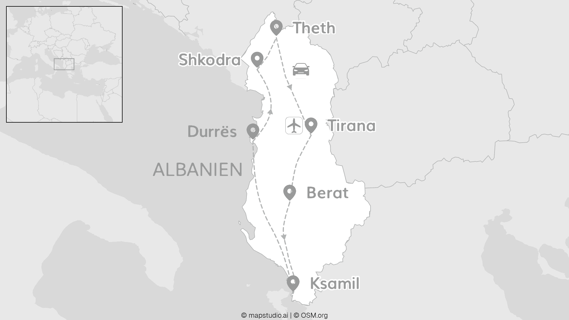 Absolutely Albanien: Berat Me Up & Beach Me Crazy!
