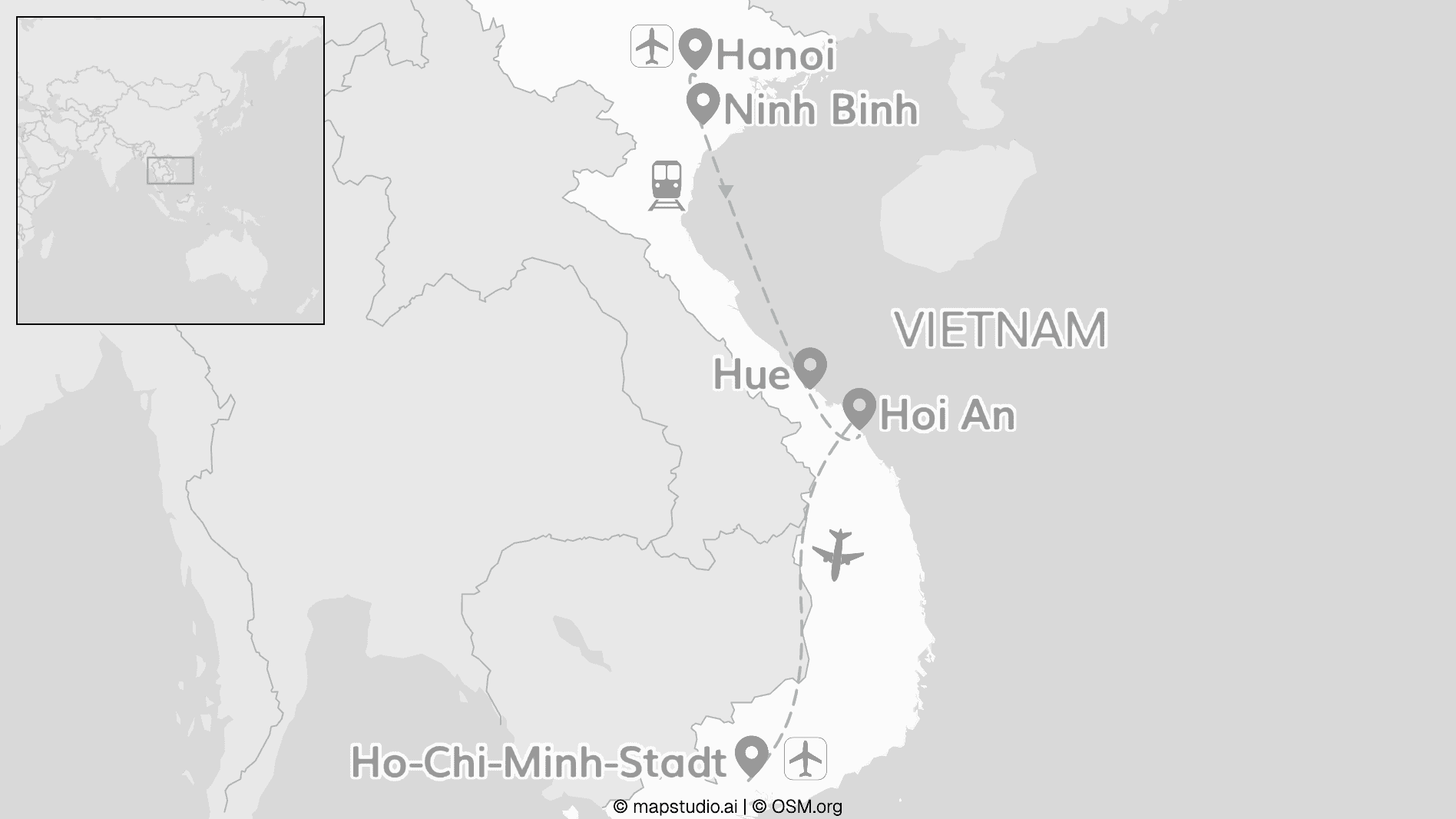 2 for 1 Vietnam: Von Nord bis Süd mit Ninh Binh