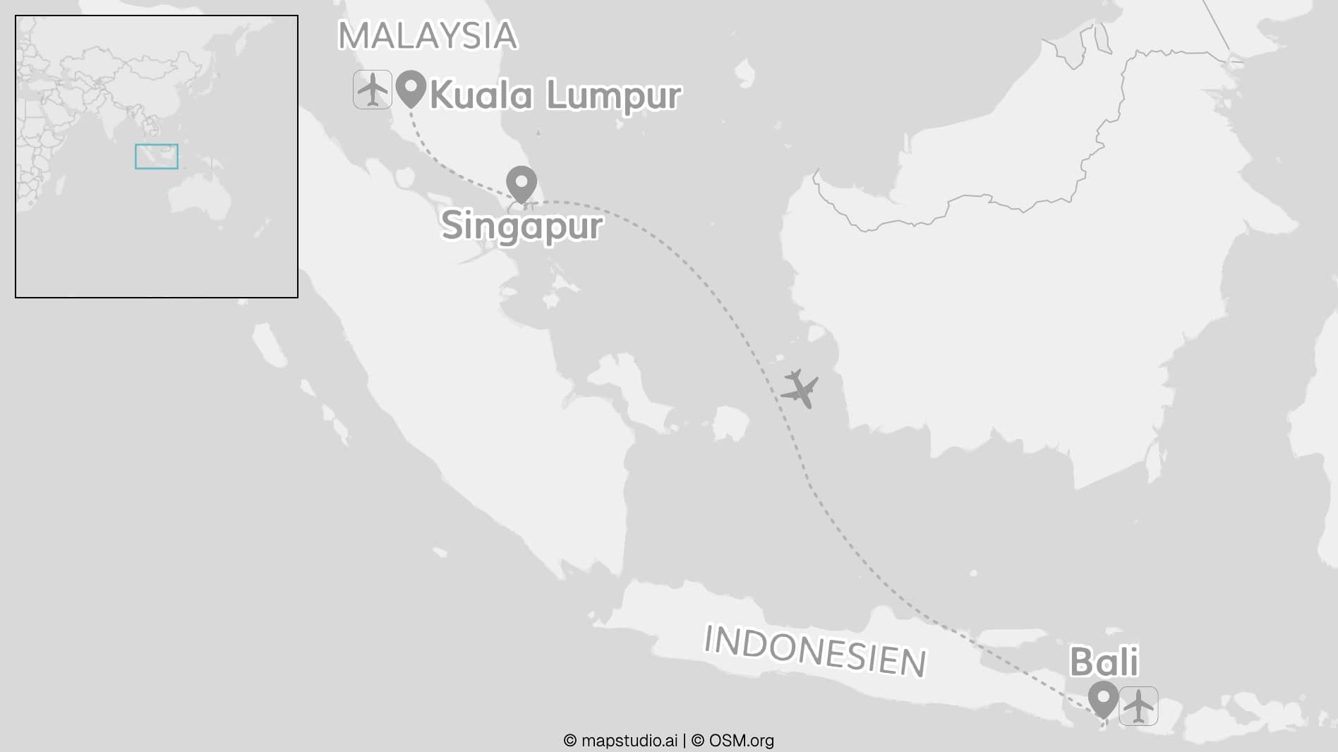 Malaysia, Singapur & Bali: Von City Lights zum Sunrise Hike